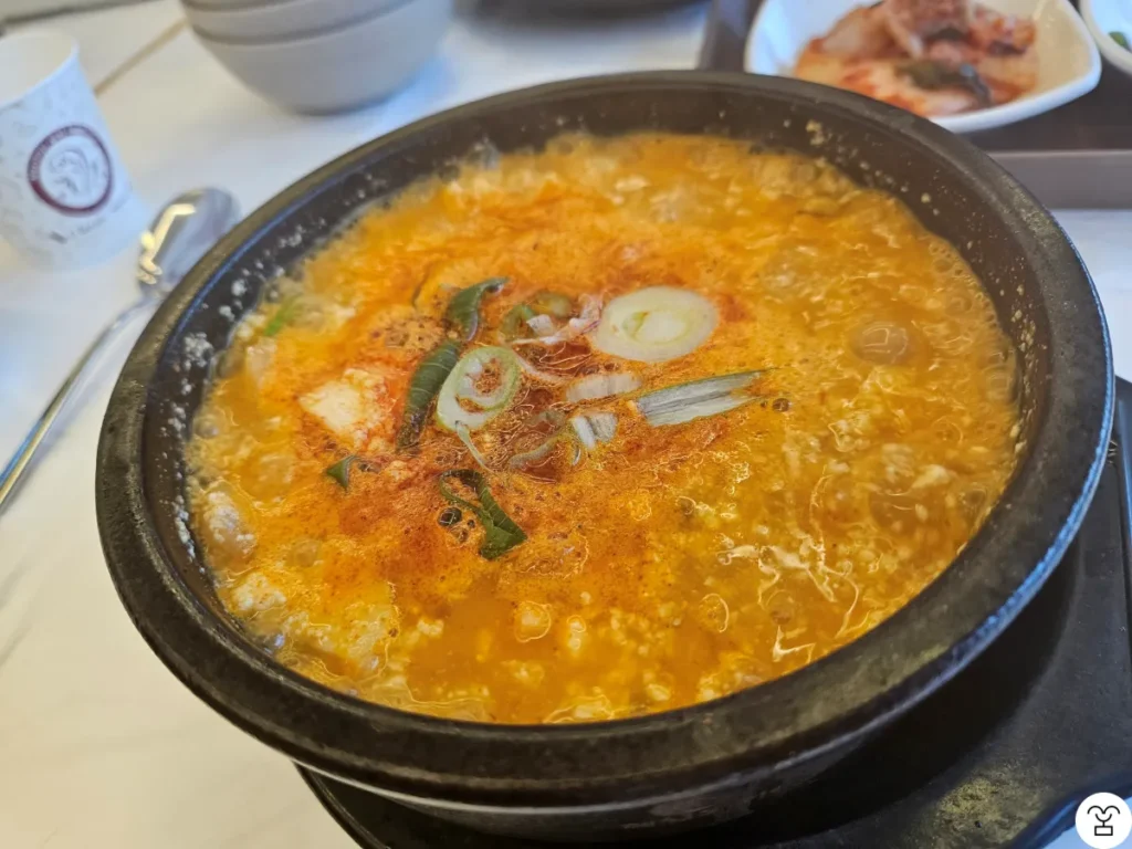 Spicy Soft Tofu Stew with Abalone