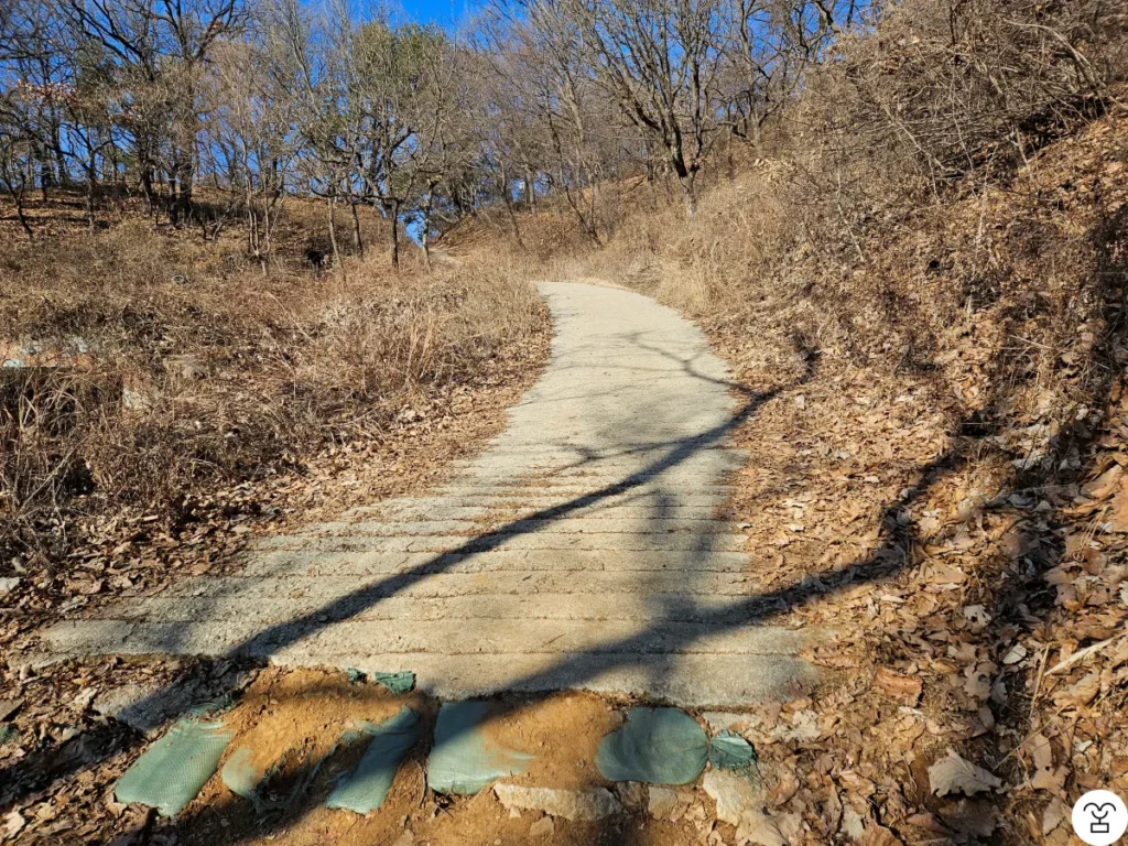 When you see the cement path, you’re almost there.